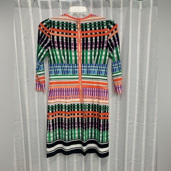 Eliza J Multi Color Geometric‎ Dress Size 4 - Picture 4 of 7